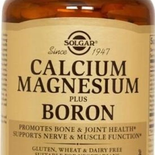 Calcium Magnesium Plus Boron 250 Tablets Solgar