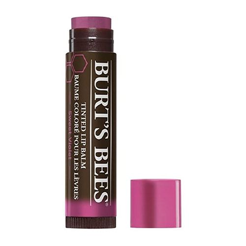 Burt s Bees 100% Natural Tinted Lip Balm Sweet Violet with Shea Butter & Botanical Waxes - 1 Tube