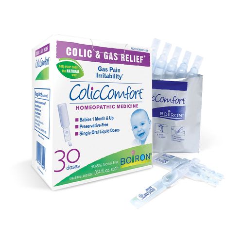 Boiron ColicComfort Liquid Dose Homeopathic Medicine for Colic & Gas Relief Gas Pain Bloating Cramps 30 Single Liquid Doses