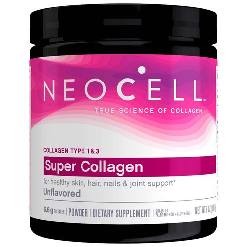 NeoCell Super Collagen Powder Unflavored for Healthy Hair Skin and Nails 7 oz