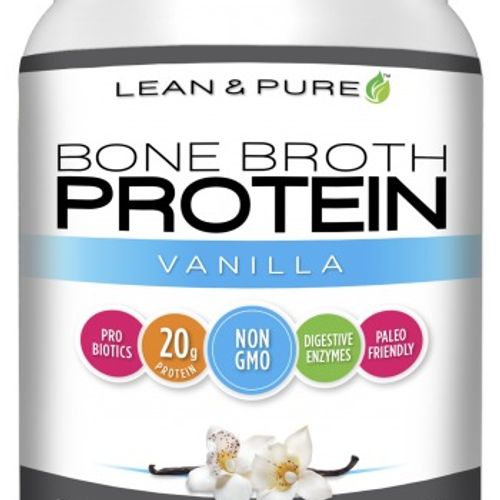 Lean & Pure - Bone Broth Prot Vanilla - 1 Each - 13.6 Oz