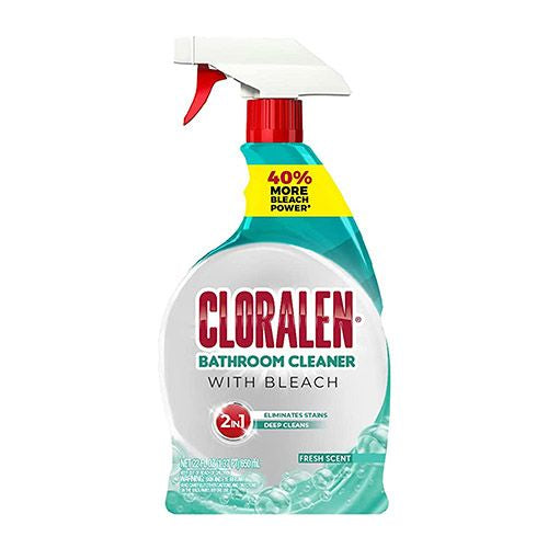 CLORALEN Fresh Scent Bathroom Cleaner with Bleach, 22 Fl oz