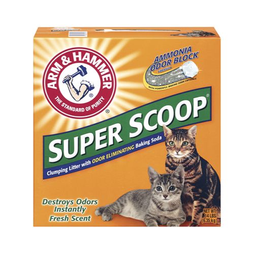 Arm Hammer Super Scoop Clumping Litter Fresh Scent 14lb
