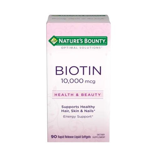 Bluebonnet Kosher Beautiful Ally Biotin 10 000 mcg - 90 Vegetable Capsules