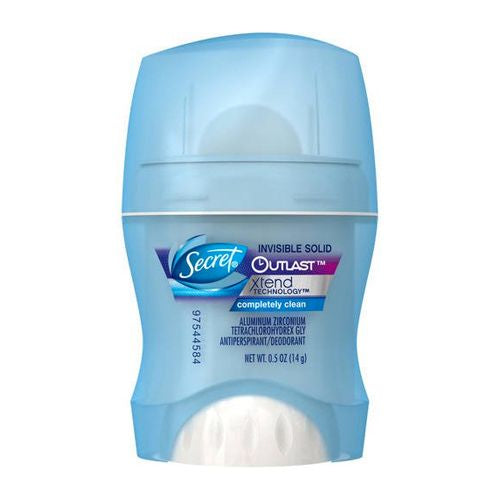 Secret Outlast Xtend Invisible Solid Completely Clean Antiperspirant/Deodorant .5 oz
