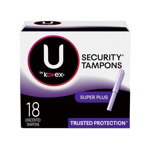 U BY KOTEX PREMIUM SECURITY SUPER PLUS TAMPONS