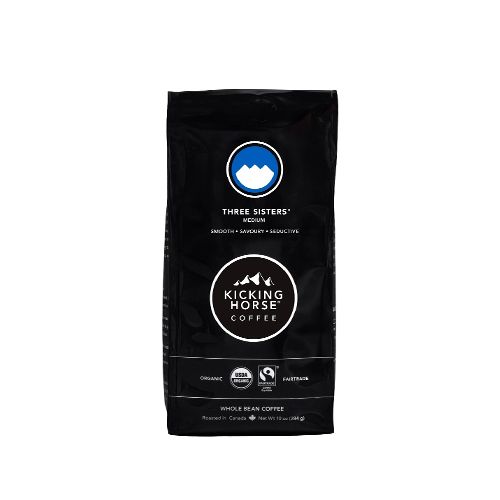 Kicking Horse Coffee, Three Sisters, Medium Roast, Whole Bean, 10 oz (B00KC0LLFQ)