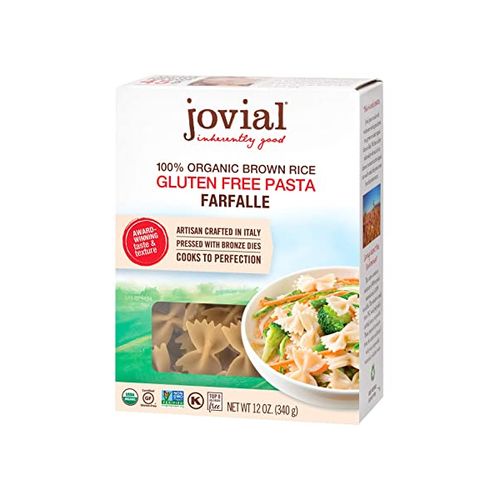 BROWN RICE PASTA 100% ORGANIC WHOLE GRAIN FARFALLE