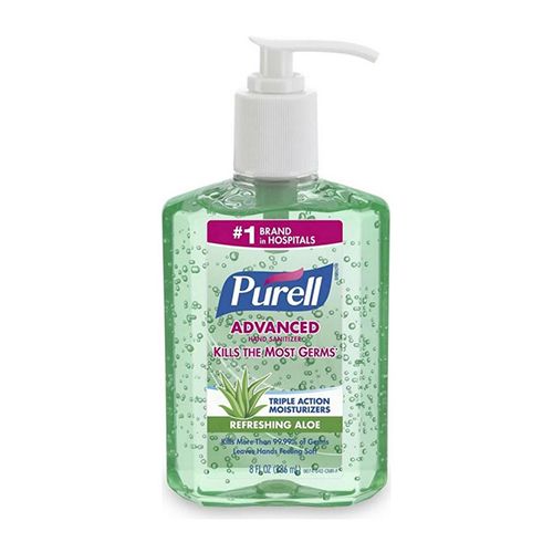 Purell Instant Hand Sanitizer with Pump - Aloe 8 Ounce