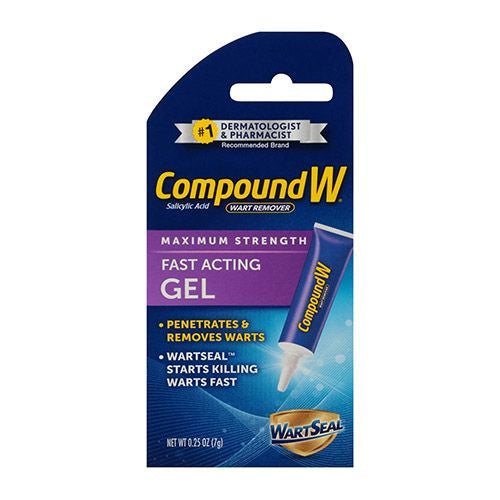 Compound W Maximum Strength Fast Acting Gel Wart Remover 0.25 oz