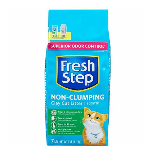 Fresh Step Non-Clumping Clay Cat Litter Scented  7-lb