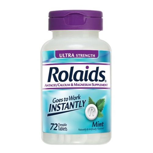 Rolaids Ultra Strength Antacid Tablets (72 Ct Mint)