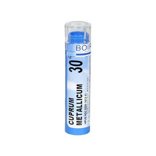Boiron Cuprum Metallicum 30C Homeopathic Medicine for Sudden Muscle Cramps 80 Pellets