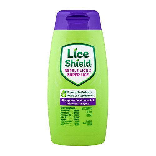Lice Shield Shampoo & Conditioner in 1 Repels Lice and Super Lice 10 fl oz