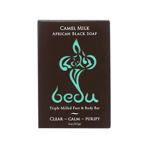 Bedu Face and Body Bar - Camel Milk, African Black Soap - 4 oz.