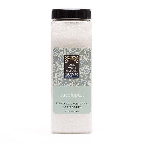 One With Nature Dead Sea Mineral Bath Salts Eucalyptus 32 Oz