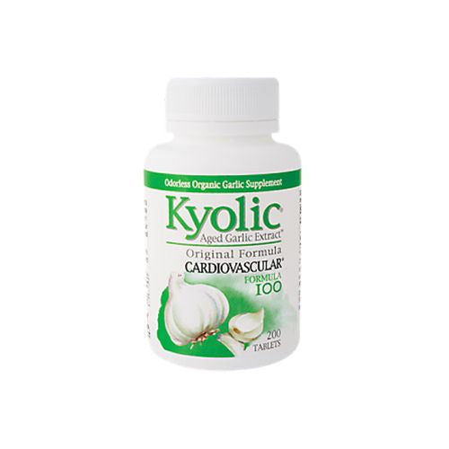 Aged Garlic Extract Cardiovascular Formula 100 200 Tablets Kyolic