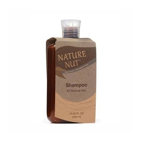 Nature Nut Shampoo for Normal Hair with Shea Butter and Argan, Macadamia, Coconut and Brazil Nut Oils. 13.5 fl. Oz.