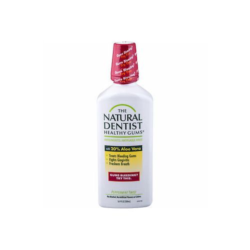 The Natural Dentist Healthy Gums Antigingivitis/Antiplaque Rinse Peppermint Twist 16.9 oz