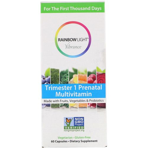 Rainbow Light Vibrance First 1st Trimester 1 Prenatal Multivitamin EXP 2/22