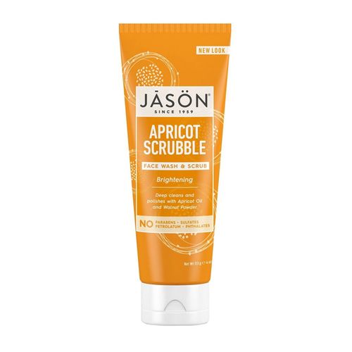 Jason Face Wash & Scrub Brightening Apricot Scrubble 4 oz