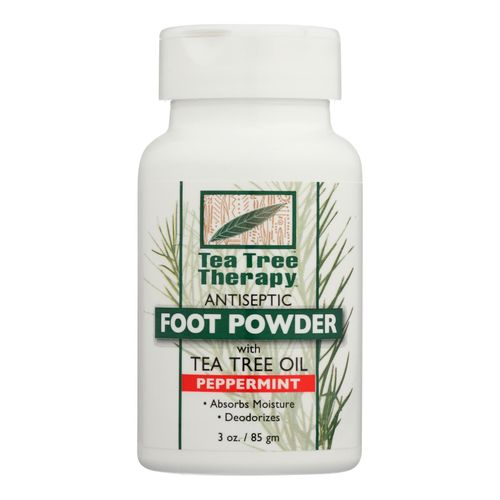 Tea Tree Therapy - Foot Powder Peppermint - 1 Each - 3 OZ