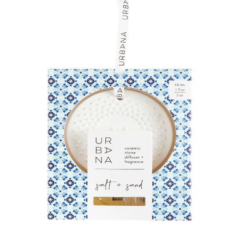 Urbana Home Collection Fragrance Ceramic Stone Diffuser Salt + Sand