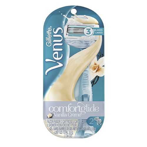 Gillette Venus ComfortGlide Women Razor 2 Blade Refills Vanilla Creme