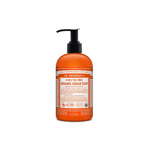Dr. Bronner s Tea Tree Sugar Pump Body Wash - 12 oz