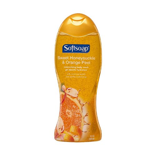 Softsoap Gel Body Wash Sweet Honeysuckle and Orange Peel 18 Ounce