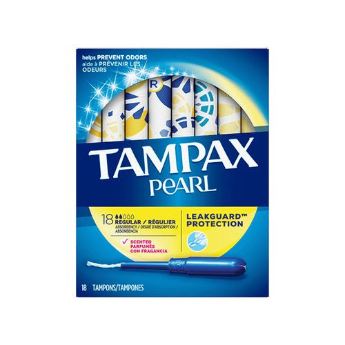 Tampax Pearl Reg - 18 Ct