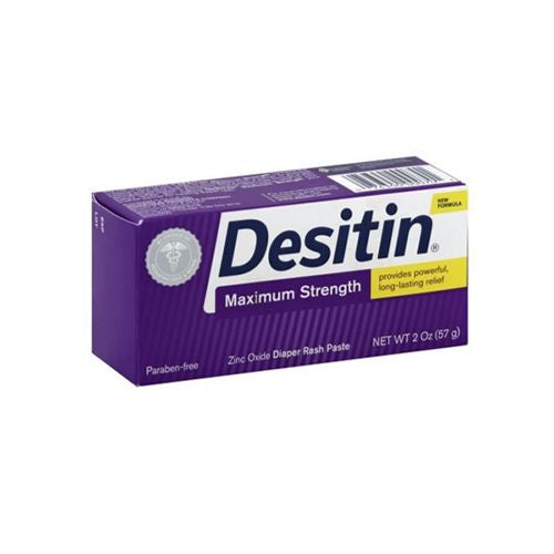 Desitin Maximum Strength Baby Diaper Rash Cream Travel Size 2 oz