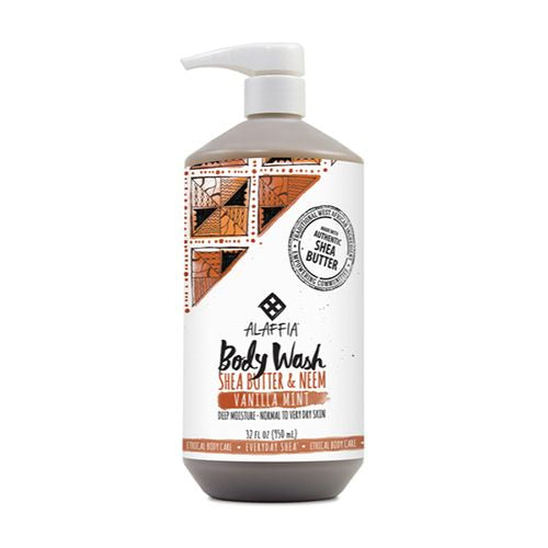 Alaffia EveryDay Shea Body Wash Vanilla Mint 32 fl. Oz.