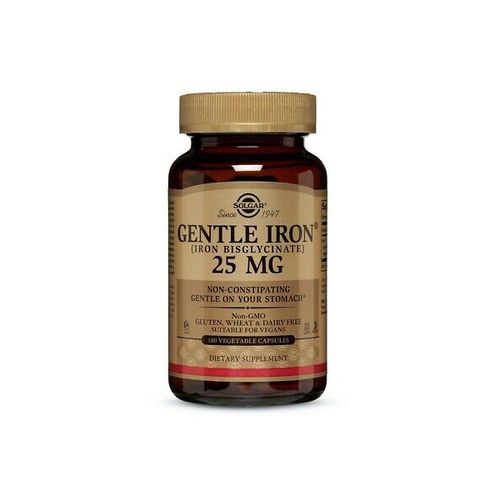 Solgar Gentle Iron 25 mg - 180 Vegetable Capsules
