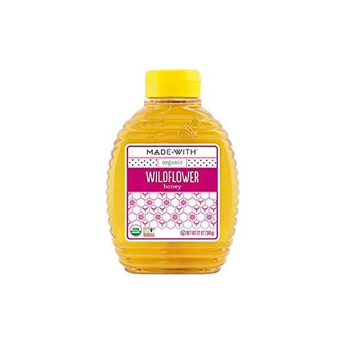 MadeWith 276670 12 oz Wild Flower Organic Honey