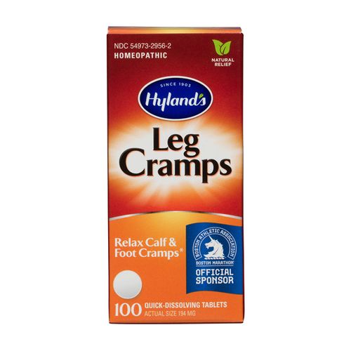 Hyland s Naturals Leg Cramp Tablets Natural Relief of Calf Leg and Foot Cramp 100 Count