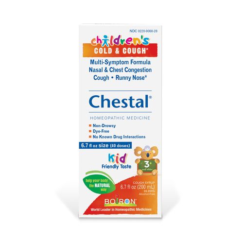 Boiron Chestal Kids Cough Syrup Homeopathic Medicine for Cold & Cough Relief Multi-Symptom Formula Nasal & Chest Congestion Runny Nose 6.7 fl oz