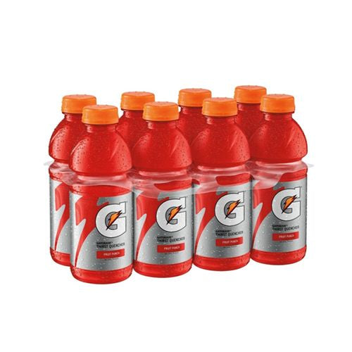 Gatorade Fruit Punch Thirst Quencher (8 - 20 Fluid Ounce) 160 Fluid Ounce 8 Pack Plastic Bottles