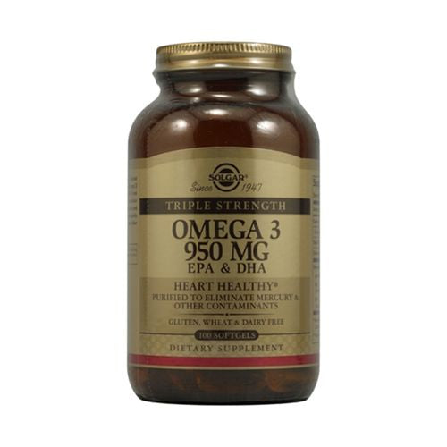 Solgar Triple Strength Omega-3 Softgels  950 Mg  100 Ct