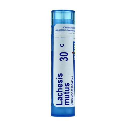 Boiron Lachesis Mutus 30C Homeopathic Medicine for Hot Flashes Associated with Menopause 80 Pellets