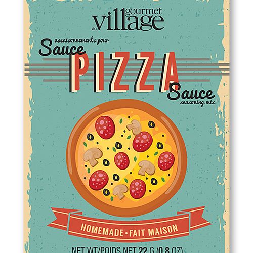 Gourmet Du Village Retro Pizza Seaso