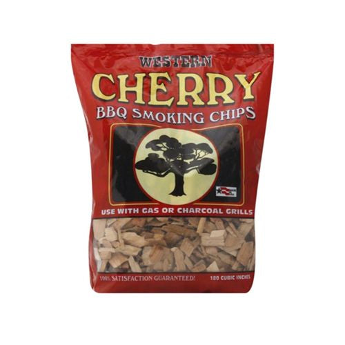 Western Premium BBQ Products Cherry BBQ Smoking Chips  180 Cu in