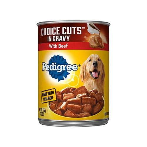 Pedigree Choice Cuts in Gravy With Beef Wet Dog Food for Adult Dog (12) 13.2 oz. Cans