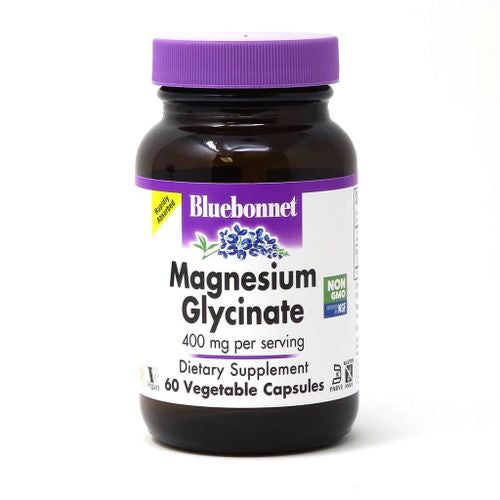 Bluebonnet Magnesium Glycinate 400 mg 60 VegCap