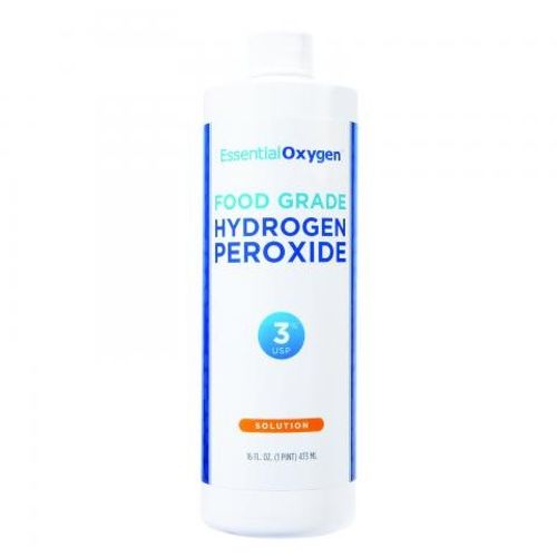 Essential Oxygen Food Grade Hydrogen Peroxide - 3% Solution 16 fl oz Liq