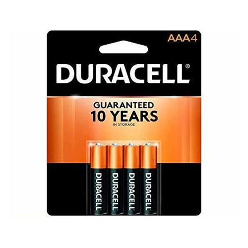 Duracell Coppertop AAA Battery with POWER BOOST™  4 Pack Long-Lasting Batteries