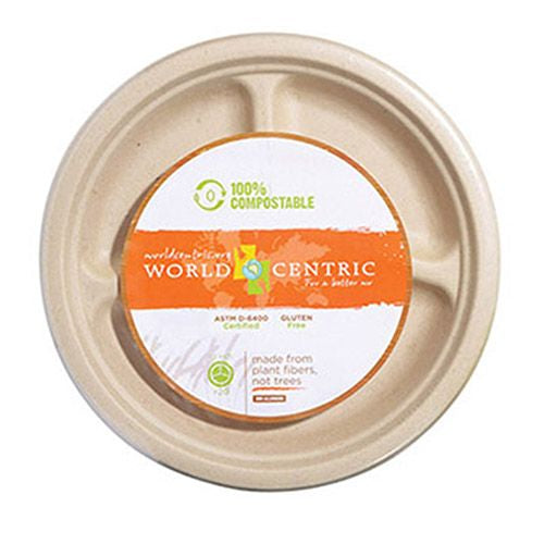 World Centric Compostable Wheat Straw Plates 10 20 Count