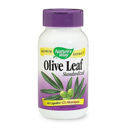 Nature s Way Premium Extract Olive Leaf Standardized to 12% Oleuropein 250 mg per serving