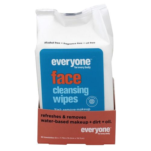 EVERYONE: Cleansing 3-in-1 Face Wipes 30 pk