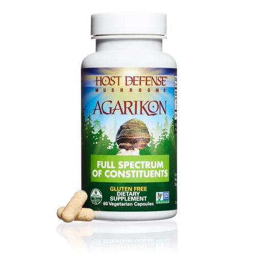 Host Defense Agarikon Capsules Balanced Immune Support Mushroom Supplement 60 capsules Unflavored